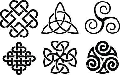 Black Celtic Symbol Set