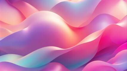 Poster - Holographic gassy purple wallpaper background. horizontal abstract pastel holographic texture design for pattern and background.Holographic neon background. Wallpaper
