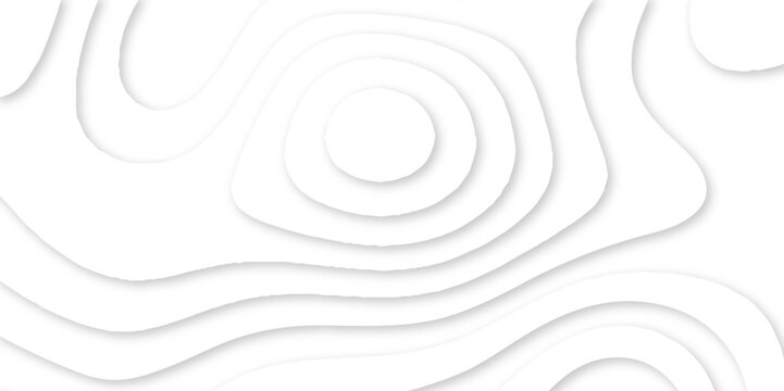 Abstract wavy line 3d papercut layers background vector minimal topography, light element shadow landscape wave abstract minimal modern geometric papercut style origami background.