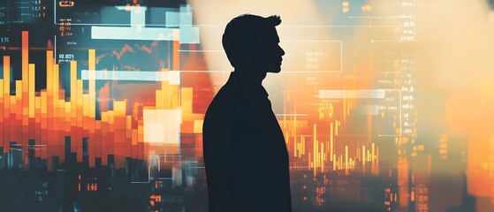 Poster - Business Trader Analyzing Market Exposure