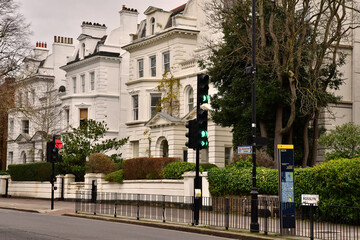 Wall Mural - London, England - december 15 2023 : Belsize park district