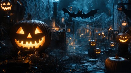 Wall Mural - halloween background wallpaper 