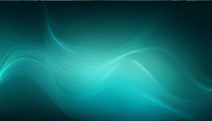 Wall Mural - abstract dark teal background with light wave blurred turquoise water backdrop  illustration for your graphic design banner wallpaper or poster generative ai