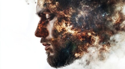 Wall Mural - space in the human mind 1