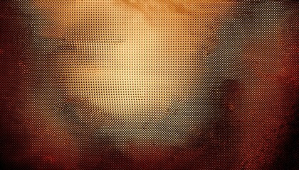 Poster - Abstract Gradient Halftone Texture with Soft Dot Matrix Transition from Light to Dark Brown. Ideal for Modern Design Concepts, Background Textures, and Graphic Art Projects