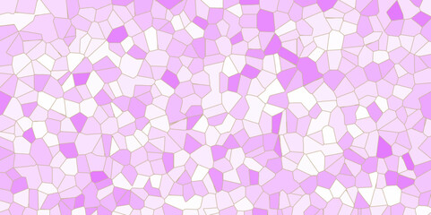 Poster - Abstract colorful broken stained glass background design with line. geometric polygonal background with different figures. low poly crystal mosaic background. triangle background pattern shape.