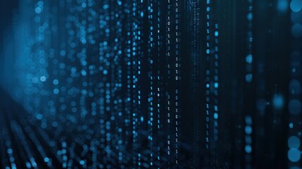 Poster - Binary code background