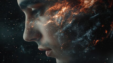 Wall Mural - space in the human mind 19