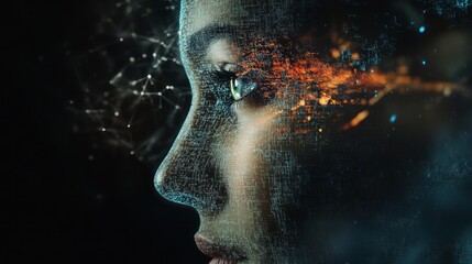 Wall Mural - space in the human mind 23