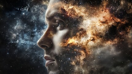 Wall Mural - space in the human mind 29