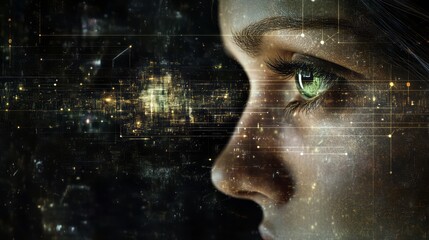 Wall Mural - space in the human mind 32