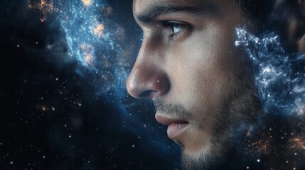 Wall Mural - space in the human mind 35
