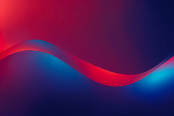 Poster - red and blue color gradient background