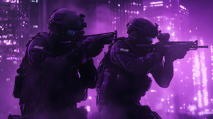 Wall Mural - Night ops