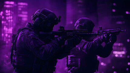 Wall Mural - Night ops