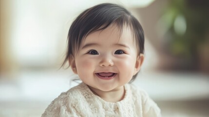 The Adorable Smiling Baby