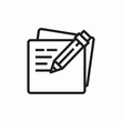 © Kamran - note pen icon sign vector