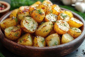 Wall Mural - fried peasant potatoes