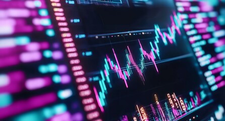 Poster - The graph below shows the financial growth of the investment industry, the stock market business and the exchange.