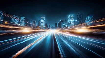 Poster - Technology showcases a vibrant and interconnected world of ones and zeros, fueling innovation, connectivity, and progress. AI driven.