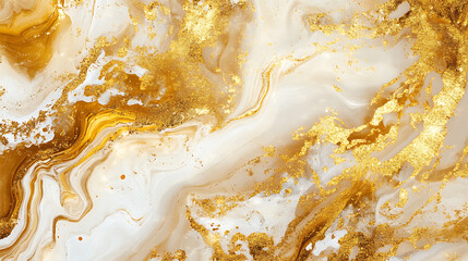 Poster - Gold marble luxury texture pattern background 