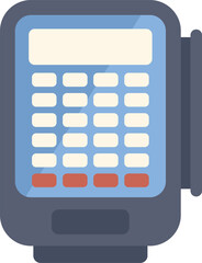 Poster - Illustration of a point of sale terminal processing a credit card payment