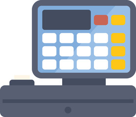 Aufkleber - modern electronic point of sale terminal displaying a blank screen