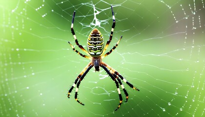 Intricate Dance of a Spider on a Delicate Web