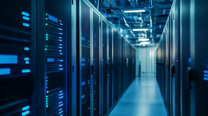 Poster - Cloud computing transfer big data on internet futuristic digital technology 