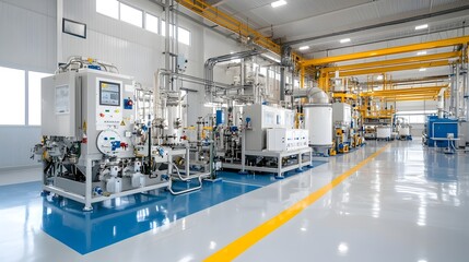 Aufkleber - Cutting Edge Biodiesel Facility with Futuristic Fuel Processing Technology for Eco Friendly and Sustainable Energy Production