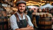 © BlackBird Studio - Smiling Artisan at a Market Stall