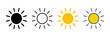 © AAVAA - Sun icon vector. Brightness Icon vector