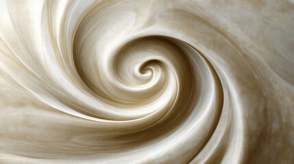 Fototapete - swirling shapes evoke the essence of tea, layered in gentle, muted colors that inspire tranquility a