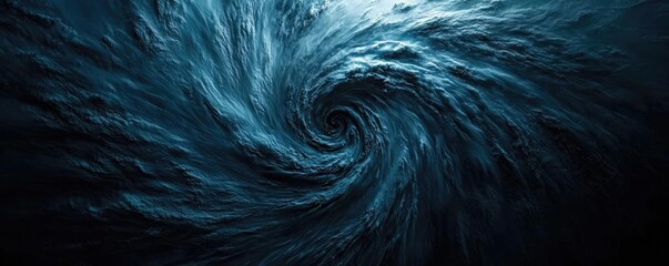 Swirling ocean wave, deep blue, dynamic motion, abstract, oceanic background.