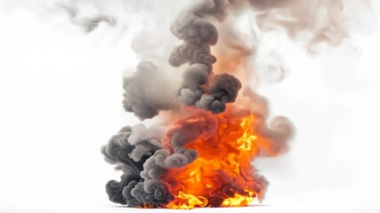 fire smoke explosion white background mixed isolated splash liquid cloud chemical chemistry wave flow ink colours magic purple texture abstract graphic black design watercolor flowing science decorat
