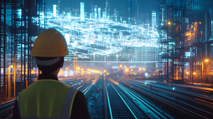 Poster - Innovative Engineering in Futuristic Urban Landscape