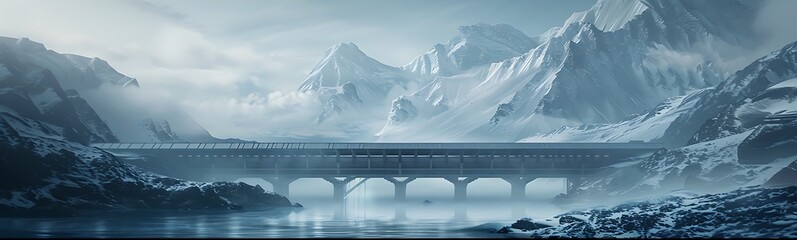 Poster - Futuristic Fuel Processing System in Mountain Range Harnessing Geothermal Energy with Glowing Conduits