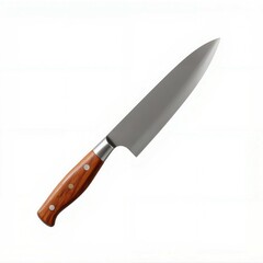 Chef's knife, white isolate background