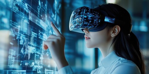 Aufkleber - Digital transformation technology strategy, digitization and digitalization of business processes and data, optimize and automate operations, customer service management,