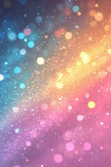 Poster - Iridescent Holographic Background with Shifting Colors