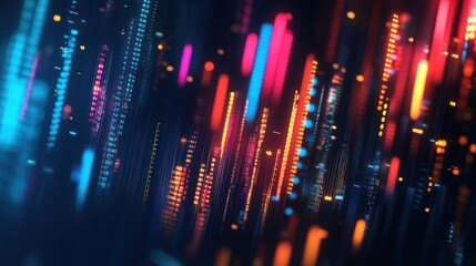 Wall Mural - abstract neon lights