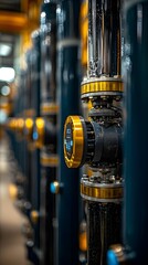 Poster - cutting edge smart manufacturing plant featuring advanced machinery automation and iot for the produ