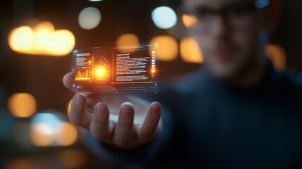 Poster - Innovative AI Technology Interface Concept