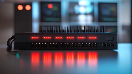 Aufkleber - Cloud managed switch: A network switch that is managed remotely through a cloud platform, allowing administrators to monitor and configure the network from anywhere, 