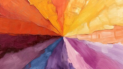Poster - Vibrant Color Explosion Abstract Art