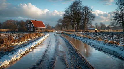 Poster - holographic visualization of water flow paths and flood prevention strategies in a rural landscape s