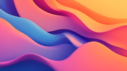 Aufkleber - New ideas gradient design: A banner that uses gradient colors to represent the flow and development of new ideas,