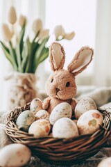 Easter Imagery and Decorations for Spring Celebrations Generative AI