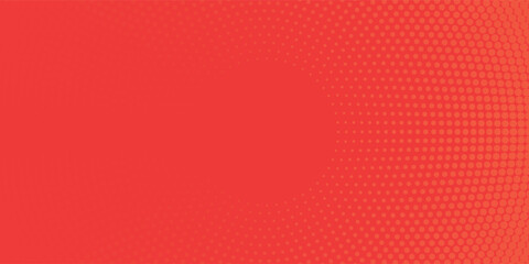 Wall Mural - dots halftone orange color pattern gradient texture with technology digital background. dots pop art