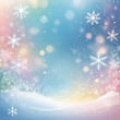 © upali - Winter Magic: A Whimsical Background with Glittering Snowflakes